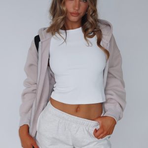 Miles Away Low Rise Shorts Grey Marle