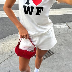 11th Street City Of Dreams Relaxed Baby Tee Frosting