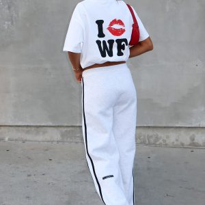 11th Street Out & About Wide Leg Sweatpants Glaze
