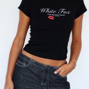 Ahead Of The Game Baby Tee Black