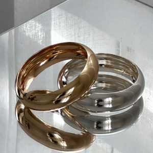 Marilyn Chunky Bangle Set Gold/Silver
