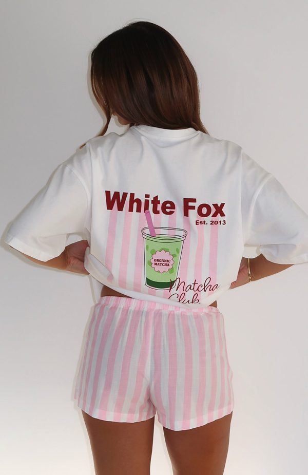 white-fox-matcha-club-oversized-pyjama-tee-white-echos-of-you-pyjama-shorts-pink-white-11.6.25-4